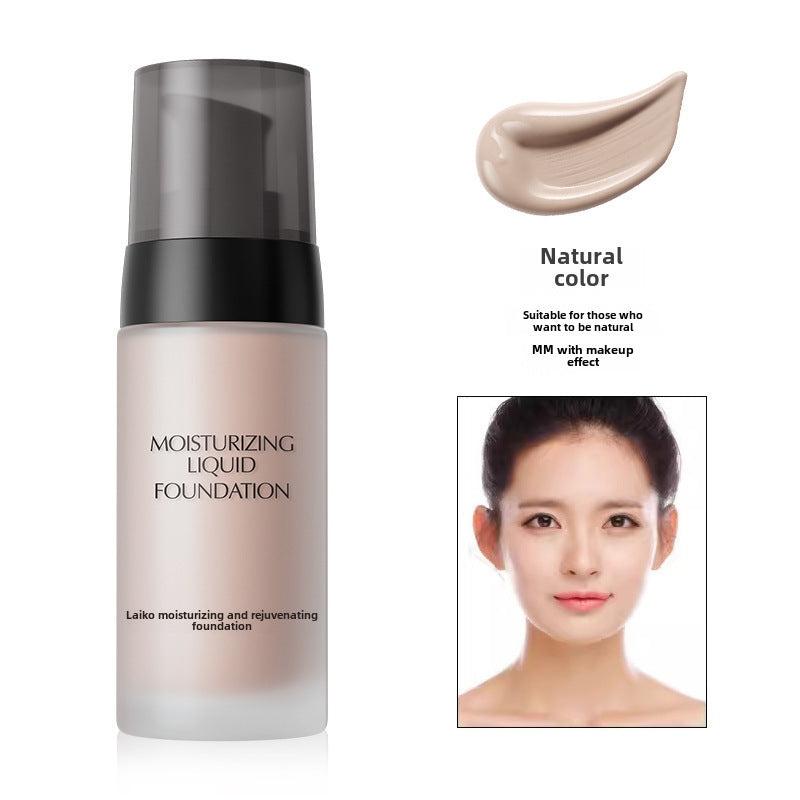 Base de maquillaje natural hidratante 40g LaiKou que mejora tono de piel